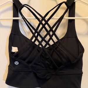 lululemon athletica Black Crisscross Sports Bra